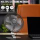 thumbnail image 5 of Ventilador de escritorio SLENPET USB de 15 cm, 4 velocidades, ajustable con inclinación, plateado, 5 of 6