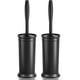 thumbnail image 1 of Juego de escobillas para inodoro Uptronic, paquete de 2 con mango extra largo, color negro, 1 of 7