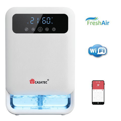 Deshumidificador Smartdry Pro Wifi Con Ionizador De Aire 3.8 Lts | Casatec