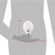 thumbnail image 4 of Ampolleta LED Mini Bola 4W Luz Cálida Base E14, 1 Un, 4 of 5