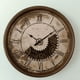 thumbnail image 1 of Reloj de pared 77.8x23x77.8 cm, elemental, café, 1 of 2