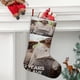 thumbnail image 2 of 12 Años de Esclavitud Tema: Calcetines de Navidad, fino lino blanco para colgar en escaleras y chimenea, decoración navideña para el hogar, regalo de Navidad. 45cm × 32cm, 2 of 5