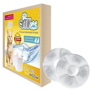 Petwoow - Filtros Dispensadores De Agua Con Rejilla 6 Unidades
