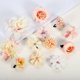 thumbnail image 5 of 12 piezas de clips de flores para el cabello, flores falsas para el cabello, accesorios de flores para el cabello para mujeres y niñas, rosa blanco, 5 of 7