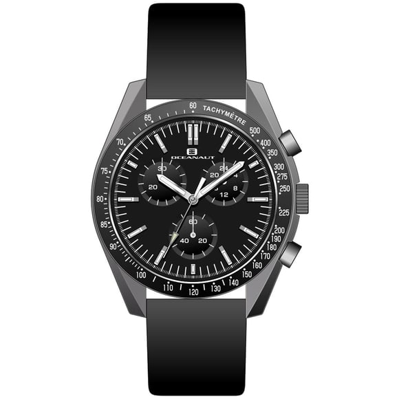Reloj Oceanaut OC7580 Caja de Plástico Correa de Cuero Cuarzo