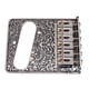 thumbnail image 5 of Roller Saddle Bridge Con Orificio De Recogida De Una Sola Bobina Para Tl Guitar Silver, 5 of 5