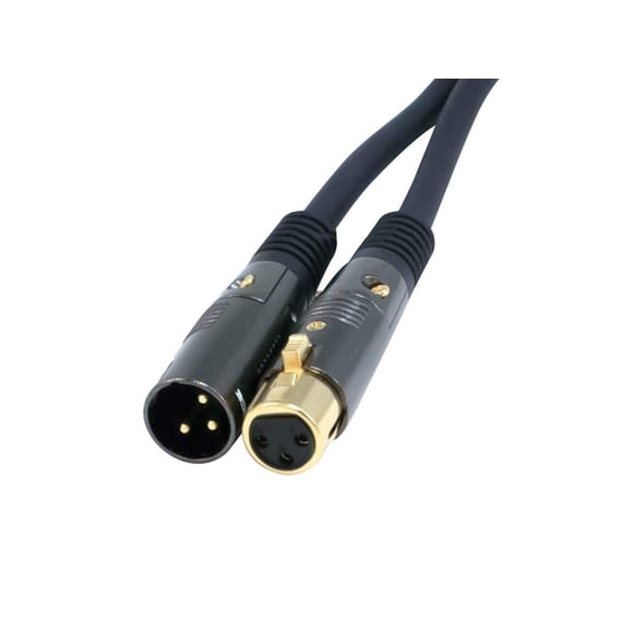 Cable Monoprice XLR macho a XLR hembra de 35 pies de la serie Premier