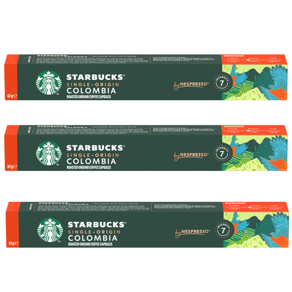 Pack 3 Café Starbucks by Nespresso Colombia 57g