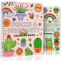 Set De Libros Para Colorear Zicoto Para La Relajación De Adultos Con Diseño Floral