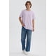 thumbnail image 4 of Polera Hombre Long Fit Básica Lila, 4 of 4