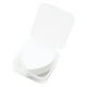 thumbnail image 2 of 50x Almohadillas Desechables Para Quitar Esmalte De Uñas, Toallitas Absorbentes Suaves Con Forma De Corazón, Color Blanco, 2 of 3