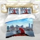 thumbnail image 5 of Clifford el Gran Perro Rojo Conjunto de sábanas temático, trío de piezas, cómodo y amigable con la piel, diseño único, regalo de decoración para el hogar para familiares, amigos y fans,140cm *210cm, 5 of 6