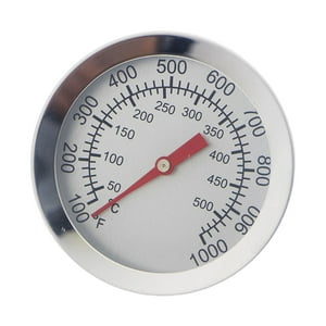 Genérico - Medidor De Temperatura Para Barbacoa De 2 "", Termostato De Parrilla De 100F A 1000F Para Freír Pavo A La Parrilla