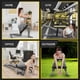 thumbnail image 5 of Tela de levantamiento Resistance Bands Tribe para ejercicio, color gris, 5 of 7