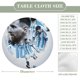 thumbnail image 2 of Lionel Messi-theme Fitted Round Tablecloths Elastic Edged Table Covers Waterproof Table Cloth for Kitchen Holiday Party Tables Decor 150cm, 2 of 6