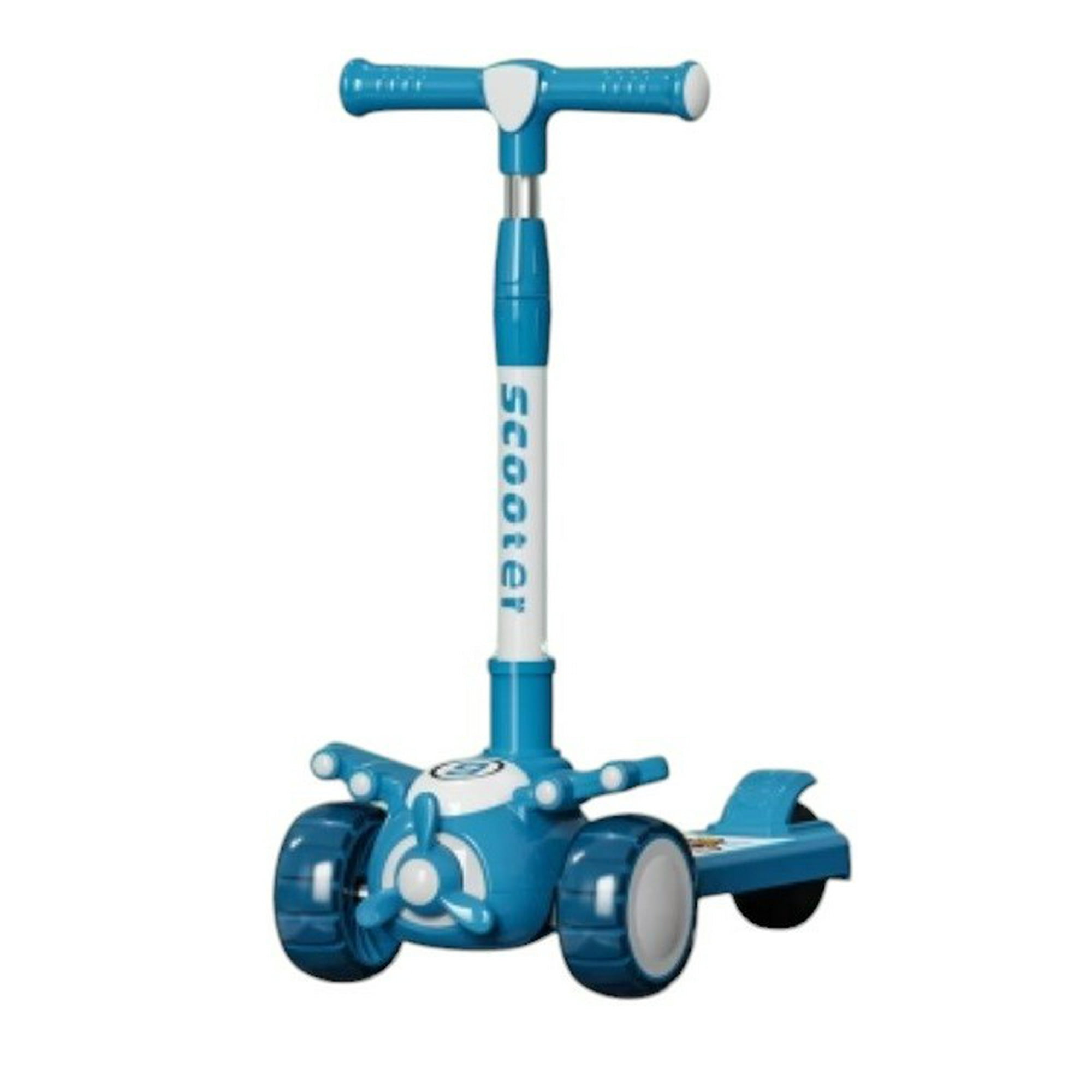 Vipnetwork - Monopatín Scooter Niños Avión Celeste