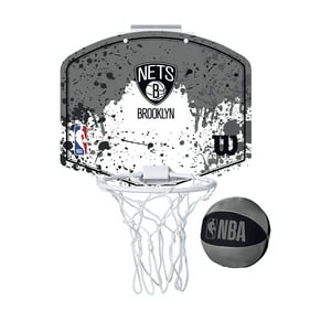 Mini Aro De Baloncesto Wilson Equipo De La Nba Brooklyn Nets