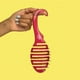 thumbnail image 2 of Cepillo de pelo húmedo para ducha, desenredante, purpurina, color morado, 2 of 3