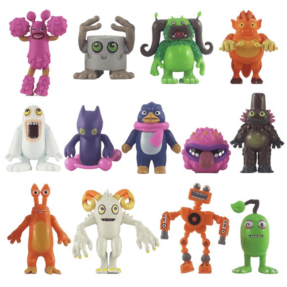 Juego de figuras de acción UZAKMI Singing Monsters, 13 piezas para niños a partir de 6 años