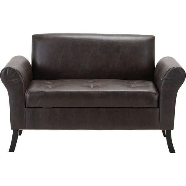 Banqueta Baul + Respaldo Lua 2c Pu 20 Chocolate