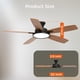 thumbnail image 2 of Ventilador de techo Taloya 52 pulg Luz LED con control, 2 of 3