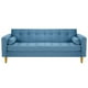 thumbnail image 1 of Sofa Retro 3cg Felpa 01 Azul Petroleo, 1 of 6