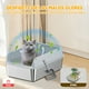 thumbnail image 4 of Arenero Gatos Grande Baño Sanitario Acero Inox Con Pala Gris Gris, 4 of 10