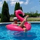 thumbnail image 3 of Flotador inflable para piscina con forma de flamenco HIWENA Flamingo de 41 pulgadas, color rosa, 3 of 8