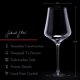 thumbnail image 2 of Juego de 4 copas de vino Gabriel-Glas StandArt de cristal, 480 ml, 2 of 8