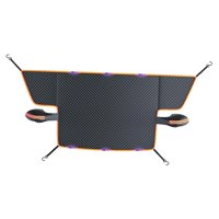 Ioensy - Cubierta Para Parabrisas De Coche, Protección Contra La Congelación, Accesorios Para Camiones, Negro Y Naranja