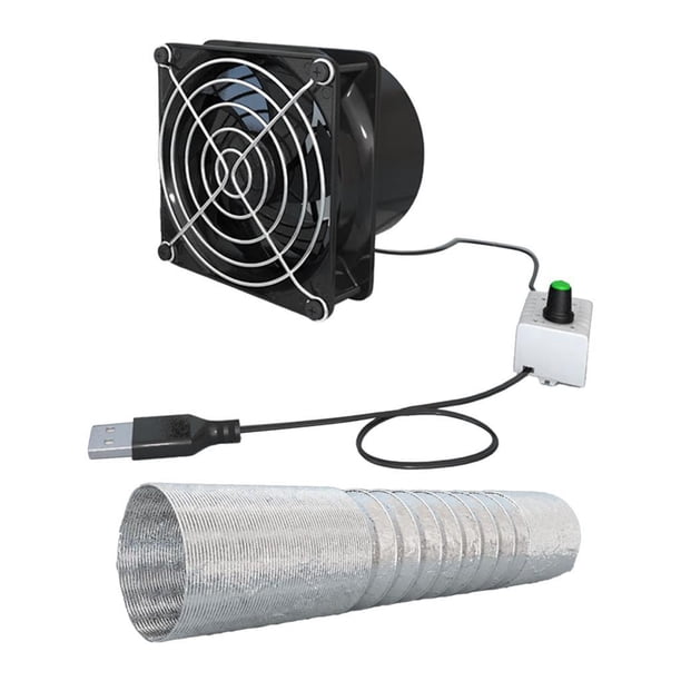 Extractor De Aire Ventilador De Ventilación Para Acampar Energía Libre Ventilador De Tubo Portátil Para Montaje En Techo Y Pared Para Ventana Gar Tubo De Ventilador Único 3m