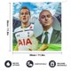 thumbnail image 2 of Harry Kane-theme Hand Towel Soft Absorbent Kitchen Bathroom Hanging Hand Towel Quick-Dry Non-Shedding Household Small Square Towel 4pcs, 2 of 6