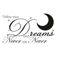 Rienda Libre Graphics - Decomural Follow Your Dreams Justin Bieber Lyrics Ws-40817