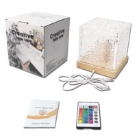 Genérico - Lampara Proyector Efecto Océano Lampara De Mesa Blanco