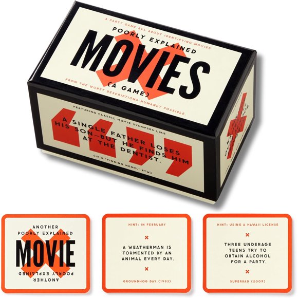 Brass Monkey Poorly Explained Movies Party Trivia Game