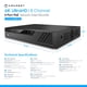 thumbnail image 5 of Sistema de cámaras de seguridad Amcrest 4K 8MP 8CH NVR con 4 cámaras, 5 of 9