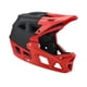 thumbnail image 3 of Casco de bicicleta de cara completa Casco de bicicleta de montaña Sombrero de flujo de aire Casco de ciclismo de seguridad con absorción de impactos Rojo Negro M, 3 of 5