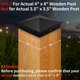 thumbnail image 2 of Post Caps Azdele True ID, pirámide de aluminio, poste de madera, 4 x 4, 2 of 6