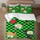 thumbnail image 1 of Invader Zim Face on print Soft Bed Set Lightweight 3 Pieces Bedding Sets for All Season Comforter Set Easy Care, 1 of 5