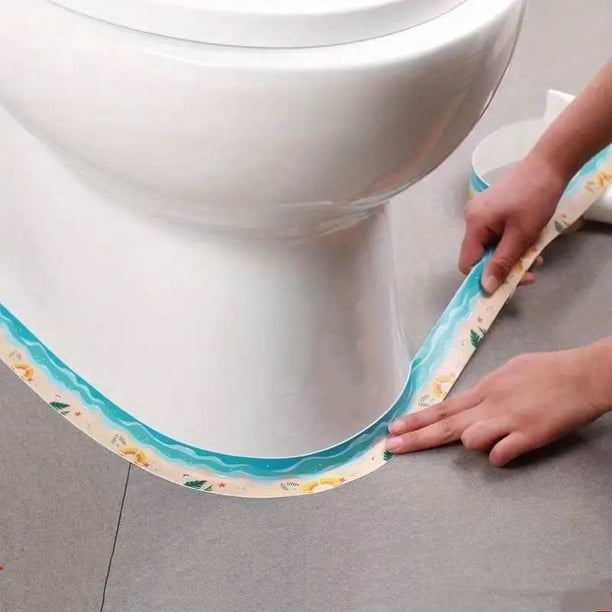 1 Roll Waterproof Anti-mildew Toilet Caulk Strip, Self-Adhesive Sealing Tape For Kitchen Bathroom, Bathroom Waterproof Tape To Avoid Wet, Kitchen Sink Beautiful Seam Stickers