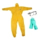 thumbnail image 2 of Monos De Protección Química Para Hombres Tobillos Elásticos Impermeables Trajes Cómodos XL Con Guantes, 2 of 5