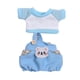 thumbnail image 2 of Ropa Para Muñecos De Peluche De 15 Cm Y 17 Cm, Para Vestir Y Hacer Tú Mismo, Cómoda, Color Azul, 2 of 3