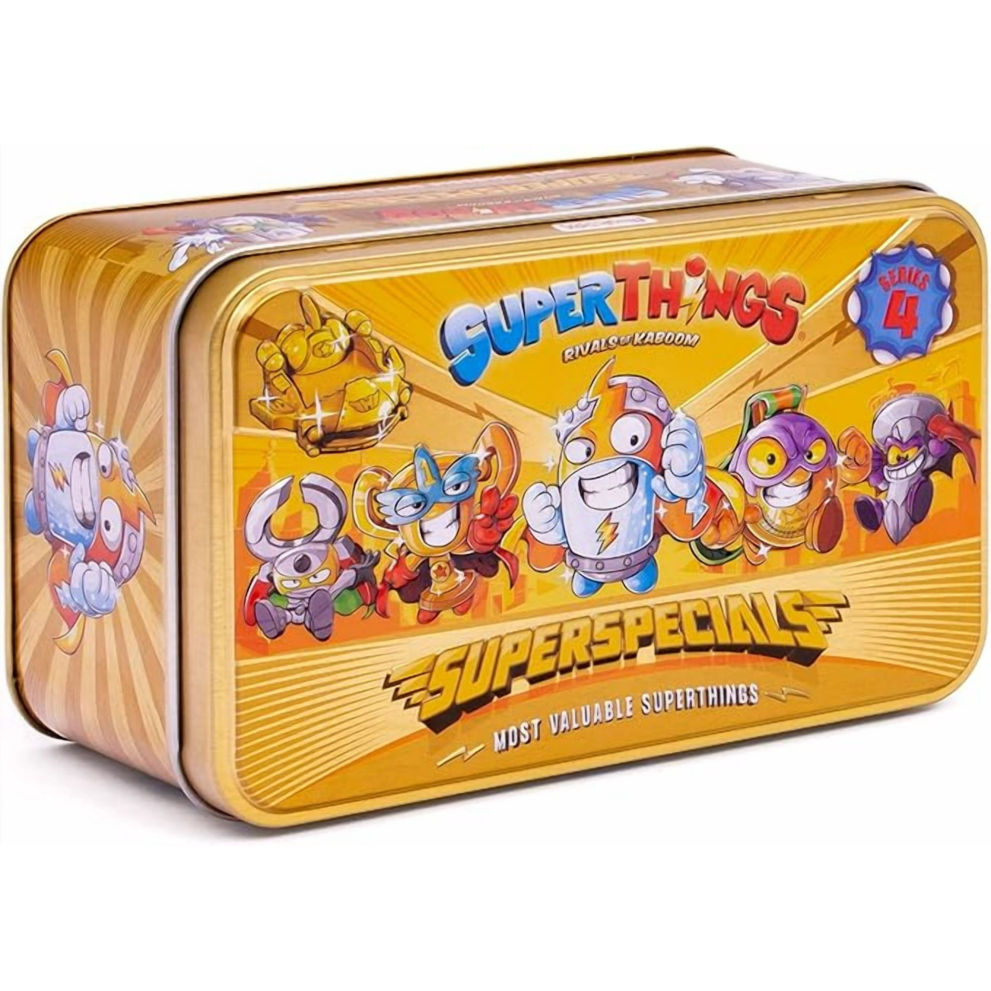 Magicbox - Superzings Lata Dorada Series 4 , Figuras Exclusivas