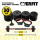 thumbnail image 2 of Set Mancuernas + Barra + Kettlebell Unibles Overfit 30kg, 2 of 11