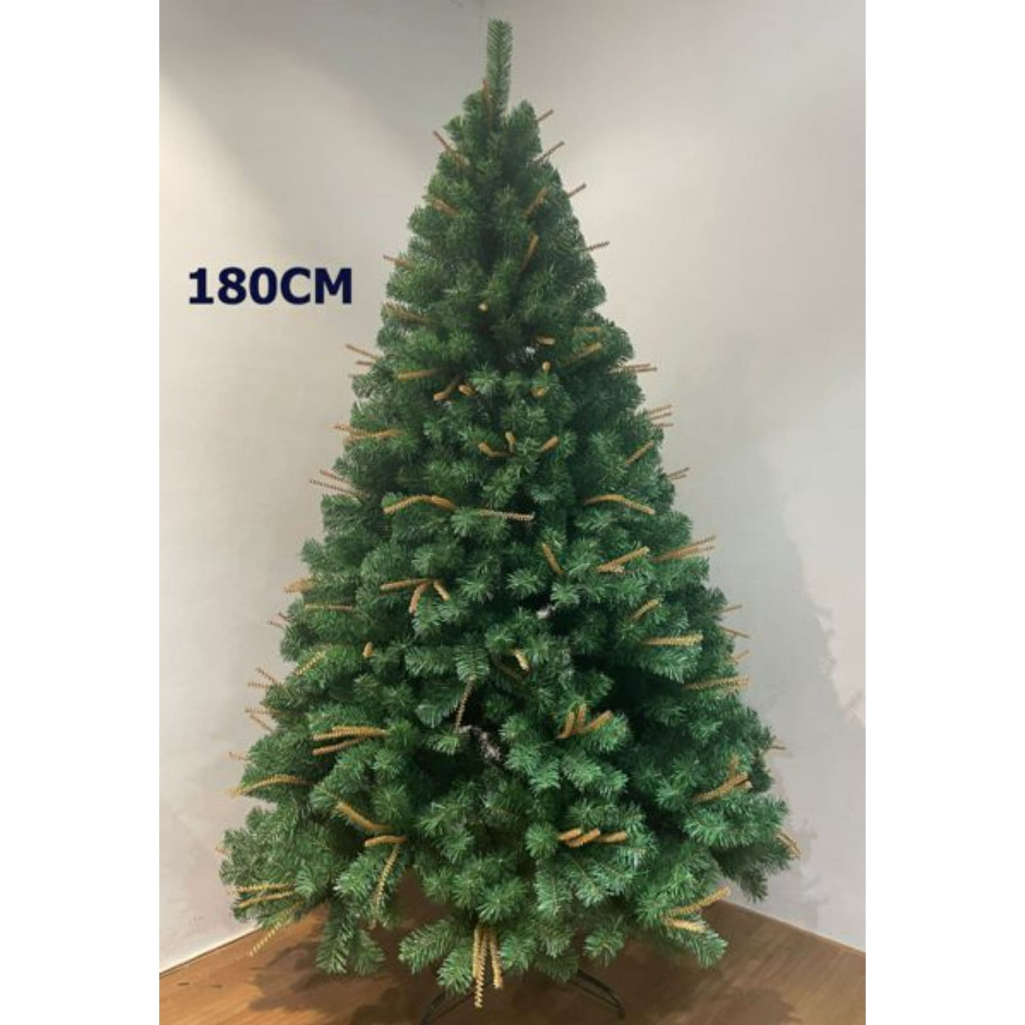 Aladdins Shop - Arbol De Navidad Pino Verde Artificial Con Ramas Cafe 180cm