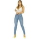 thumbnail image 1 of JEANS FULL PUSH UP LEVANTA COLA CORTE COLOMBIANO CALCE PERFECTO CELESTE 42, 1 of 3
