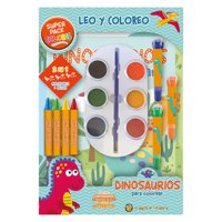 Editorial Guadal - Leo Y Coloreo Superpack - Dinosaurios