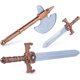 thumbnail image 3 of Set Role Play Knight Armor Medieval para niños de 3 a 6 años con juguetes, 3 of 7