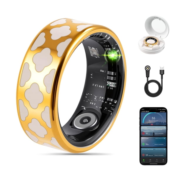 Monitor De Actividad Física Smart Health Ring Esmalte Para Medir La Frecuencia Cardíaca