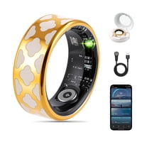 Monitor De Actividad Física Smart Health Ring Fahkns, Esmalte Para Medir La Frecuencia Cardíaca